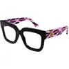 Image de Gucci Femme Gucci GG1549O 003 Montures optiques Acétate Noir Transparent Carré