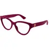 Image de Gucci Femme Gucci GG1581O 003 Montures optiques Injecté Transparent Ronde