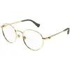 Image de Gucci Femme Gucci GG1594O 002 Montures optiques Métal Or Transparent Ronde