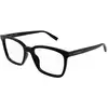 Image de SAINT LAURENT Homme SAINT LAURENT SL 672 001 Montures optiques Acétate Noir Transparent Carré