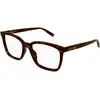 Image de SAINT LAURENT Homme SAINT LAURENT SL 672 002 Montures optiques Acétate Havane Transparent Carré