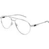 Image de Gucci Homme Gucci GG1679O 001 Montures optiques Métal Argent Transparent Pilote