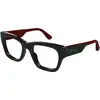 Image de Gucci Homme Gucci GG1669O 010 Montures optiques Acétate Noir Transparent Carré