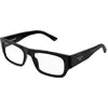 Image de Balenciaga Homme Balenciaga BB0370O 001 Montures optiques Acétate Noir Transparent Carré