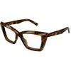 Image de SAINT LAURENT Femme SAINT LAURENT SL 657 OPT 002 Montures optiques Acétate Havane Transparent Cat Eye