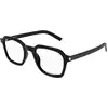 Image de SAINT LAURENT Unisex SAINT LAURENT SL 715 SLIM OPT 001 Montures optiques Acétate Noir Transparent Carré