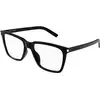 Image de SAINT LAURENT Femme SAINT LAURENT SL 717 SLIM 001 Montures optiques Acétate Noir Transparent Carré