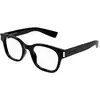 Image de SAINT LAURENT Femme SAINT LAURENT SL 722 005 Montures optiques Acétate Noir Transparent Carré
