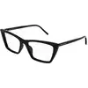 Image de SAINT LAURENT Femme SAINT LAURENT SL 737 MICA THIN OPT 001 Montures optiques Acétate Noir Transparent Carré