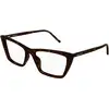 Image de SAINT LAURENT Femme SAINT LAURENT SL 737 MICA THIN OPT 002 Montures optiques Acétate Havane Transparent Carré