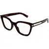 Image de SAINT LAURENT Femme SAINT LAURENT SL 748 002 Montures optiques Acétate Havane Transparent Cat Eye