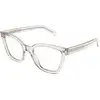 Image de SAINT LAURENT Femme SAINT LAURENT SL 748 004 Montures optiques Acétate Beige Transparent Cat Eye
