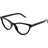 Image de SAINT LAURENT Femme SAINT LAURENT SL M138 001 Montures optiques Acétate Noir Transparent Cat Eye