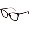 Image de SAINT LAURENT Femme SAINT LAURENT SL 386 013 Montures optiques Acétate Havane Transparent Cat Eye