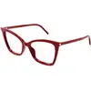 Image de SAINT LAURENT Femme SAINT LAURENT SL 386 015 Montures optiques Acétate Rouge Transparent Cat Eye