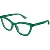 Image de Gucci Femme Gucci GG1686O 010 Montures optiques Acétate Vert Transparent Ronde
