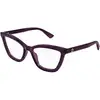 Image de Gucci Femme Gucci GG1686O 011 Montures optiques Acétate Violet Transparent Ronde