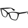 Image de Gucci Femme Gucci GG1817O 001 Montures optiques Acétate Noir Transparent Cat Eye