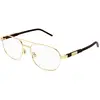 Image de Gucci Homme Gucci GG1800O 003 Montures optiques Métal Or Transparent Carré