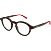 Image de Gucci Homme Gucci GG1871O 002 Montures optiques Acétate Havane Transparent Ronde