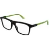 Image de Gucci Homme Gucci GG1820O 006 Montures optiques Acétate Noir Transparent Carré