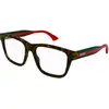 Image de Gucci Homme Gucci GG1870O 006 Montures optiques Acétate Havane Transparent Carré