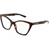 Image de Balenciaga Femme Balenciaga BB0405O 002 Montures optiques Acétate La Havane Transparent Papillon