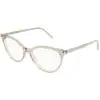 Image de SAINT LAURENT Femme SAINT LAURENT SL 261 009 Montures optiques Acétate Jaune Transparent Cat Eye