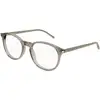 Image de SAINT LAURENT Unisex SAINT LAURENT SL 106 025 Montures optiques Acétate Marron Transparent Ronde