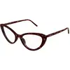 Image de SAINT LAURENT Femme SAINT LAURENT SL 777 002 Montures optiques Acétate Havane Transparent Cat Eye