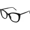 Image de SAINT LAURENT Femme SAINT LAURENT SL 778 001 Montures optiques Acétate Noir Transparent Cat Eye