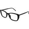 Image de SAINT LAURENT Femme SAINT LAURENT SL 776 005 Montures optiques Acétate Noir Transparent Carré