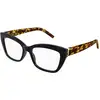 Image de SAINT LAURENT Femme SAINT LAURENT SL M117 007 Montures optiques Acétate Noir Transparent Cat Eye