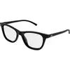 Image de Gucci Femme Gucci GG1945O 001 Montures optiques Acétate Noir Transparent Cat Eye