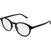 Image de Gucci Homme Gucci GG1998O 001 Montures optiques Acétate Noir Transparent Ronde