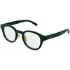 Image de Gucci Homme Gucci GG1988OK 003 Montures optiques Injecté Vert Transparent Ronde