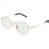 Image de Gucci Femme Gucci GG2004OA 001 Montures optiques Métal Or Transparent Ronde