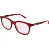Image de Gucci Femme Gucci GG1990O 008 Montures optiques Acétate Bordeaux Transparent Carré