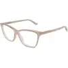 Image de Bottega Veneta Femme Bottega Veneta BV1421O 004 Montures optiques Acétate Marron Transparent Papillon