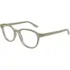 Image de Bottega Veneta Homme Bottega Veneta BV1312O 012 Montures optiques Acétate Marron Transparent Ronde