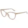 Image de Bottega Veneta Femme Bottega Veneta BV1313O 013 Montures optiques Acétate Marron Transparent Cat Eye