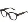 Image de Chloé Femme Chloé CH0343OA 001 Montures optiques Acétate Gris Transparent Ronde
