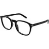 Image de SAINT LAURENT Femme SAINT LAURENT SL 818 OPT 001 Montures optiques Acétate Noir Transparent Ronde