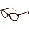 Image de SAINT LAURENT Femme SAINT LAURENT SL 833 002 Montures optiques Acétate La Havane Transparent Cat Eye