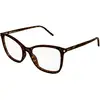 Image de SAINT LAURENT Femme SAINT LAURENT SL 835 002 Montures optiques Acétate La Havane Transparent Cat Eye