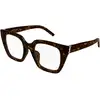 Image de SAINT LAURENT Femme SAINT LAURENT SL M143 OPT 002 Montures optiques Acétate La Havane Transparent Cat Eye
