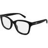 Image de Gucci Femme Gucci GG2104O 001 Montures optiques Injecté Noir Transparent Carré