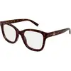 Image de Gucci Femme Gucci GG2104O 002 Montures optiques Injecté La Havane Transparent Carré
