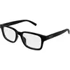 Image de Gucci Homme Gucci GG2107OL 005 Montures optiques Injecté Noir Transparent Carré