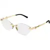 Image de Gucci Femme Gucci GG2050O 002 Montures optiques Métal Or Transparent Cat Eye